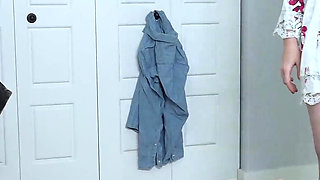 Mypervyfamily - Blonde MILF Catches Horny Stepson Jerking off & Likes It!? - Sydney Paige