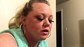 Sexy blonde pee fetish hottie drips pee on her busty body