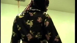 Black couple takes a break for hardcore fucking in the office