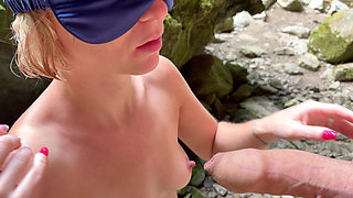 Fucked Wildly by the River - He Fills My Mouth with Cum