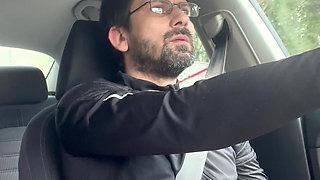 She Couldn't Wait - MILF Blowjob & Handjob While Driving - Public Car Sex Kingyordanov