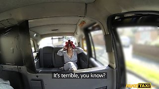 Those Big Boobs gave me a great hooter jerk so i sperm in her face - fake cab