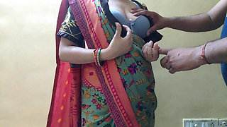 Bhabhi Ka Blouse Buttons Lagane Ke Baad Choda