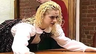 POVD Horny blonde teen fucked and spanked in POV