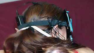 Fucking My Wife with Vibrating Penis Sleeve