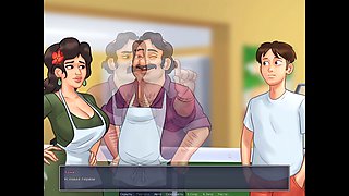 Summertime saga, teacher fuck, hand-job