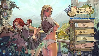 Animated, innocent girl, cartoon parody