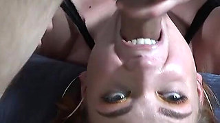 Sexy Redhead Siri Dahl Deepthroats Dick & Swallows Mouthful of Hot Cum