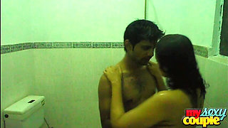 Desi Couple Making Love While Taking Early Morning Shower