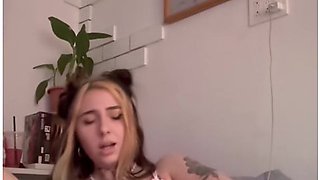 Russian Nurse Helps You Cum Using 2 Dildos