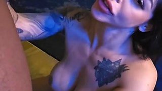 Brazilian brunette shares big dick porno hard passion