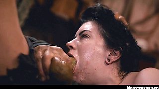 Anna De Ville Takes Big Cock Double Penetration