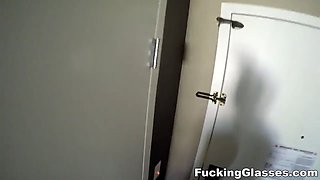 Hardcore glasses - fucking cock-praising slut