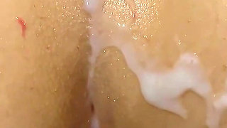 Stepmom and Stepson Stuck in Cabin, Her Big Natural Hanging Tits Bouncing While Fucking My Stepmom