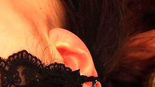 Close up Cumshot in Mouth and Swallow