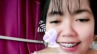Cewek Indo Cantik Colmek Sambil Jaga Toko