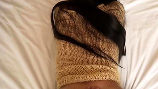 Hot Russian Asian nymph heads from shy to porn-star in