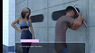 My stepmom Hotsummer117 treats me to a handjob on the sofa during a late-night paradise