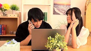 Secretary group sex hardcore fucking blond girl facia