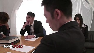 Tempting Chinese Sweetheart Rina Mayuzumi Inflames Office With Sultry Urges