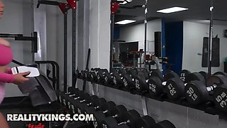 Reality kings - fellating hot melztube gets naughty at the sport with Damion Dayski’s Big Cock