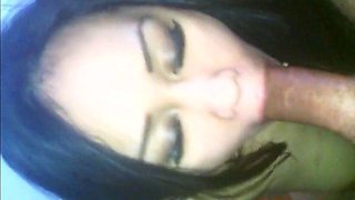 Filipina Amateur Sucks and Swallows Big Cock