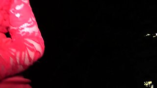 Biggtitted bae pussybanged outdoor