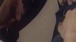 Blonde Babe Deepthroats Throbbing Cock with Drooling Passion