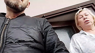 Fucked a Neighbor on the Landing