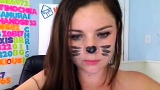 Cute blonde amateur webcam teen masturbating