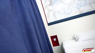 German Scout Casting: Skinny Teen Megan Love Squirts Hard on Big Cock - Rough Fuck & Real Orgasm