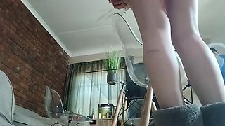 MysticBella Fucks Dildo Hard While Sparowdox Watches Her Horny Friend