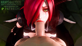 Lol Katarina Sloppy Blowjob POV Rule34 3D
