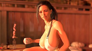 Busty cheating, lollipops, cartoon anime sex