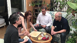 I Am the Trophy of a Card Game with Three Seniors