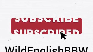 WildEnglishBBW rubbing fat pussy on my balcony