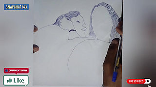 Desi Badroom standing Doggy style Full Sex video. Drawing art