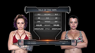 Nadia White Vs Tori Avano Female Wrestling