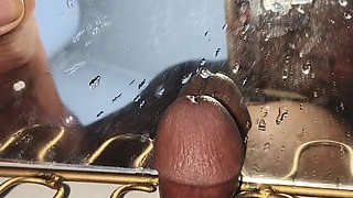 Heaving a fun  with mirror