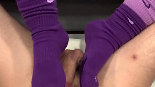 Purple Socks, Captivated Attention
