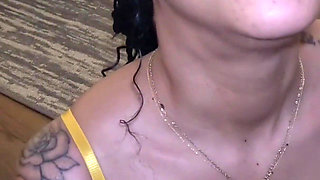 Sexy Slut Tiff Rays Gives Me Sloppy Blowjob!