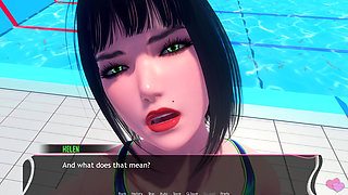 Murmur 12: Helen's Pussy Grind on Adam's Dick by Pool