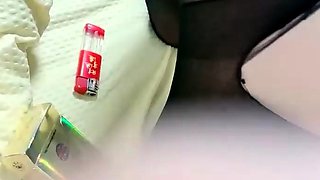 Amateur MILF oils up and toys her pussy