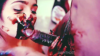 Aniket Fucked Sanjana with Chocolate and Fingered Her Pussy