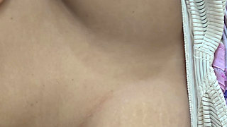 Desi hot girl boobs pressing video