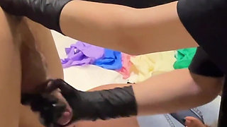 Massive Latex Gloves Stuffing: Extreme Anal Fisting & Deep Expansion Session