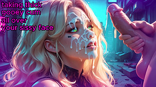 Facial Slut Sissy Training by FemBunnyKatie