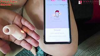 This Beyourlover Earpod Alggie Suction Vibrator Makes My Asshole and Pussy Vibrate with Pleasure