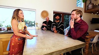 Taboo Thanksgiving Breeding Ceremony! Squirt Slut Gets