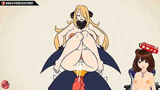 Stepmom and femboy share a bed in wild animated adventure